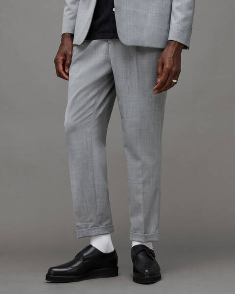 Silk Blend Cigarette Pants - Men - Ready-to-Wear