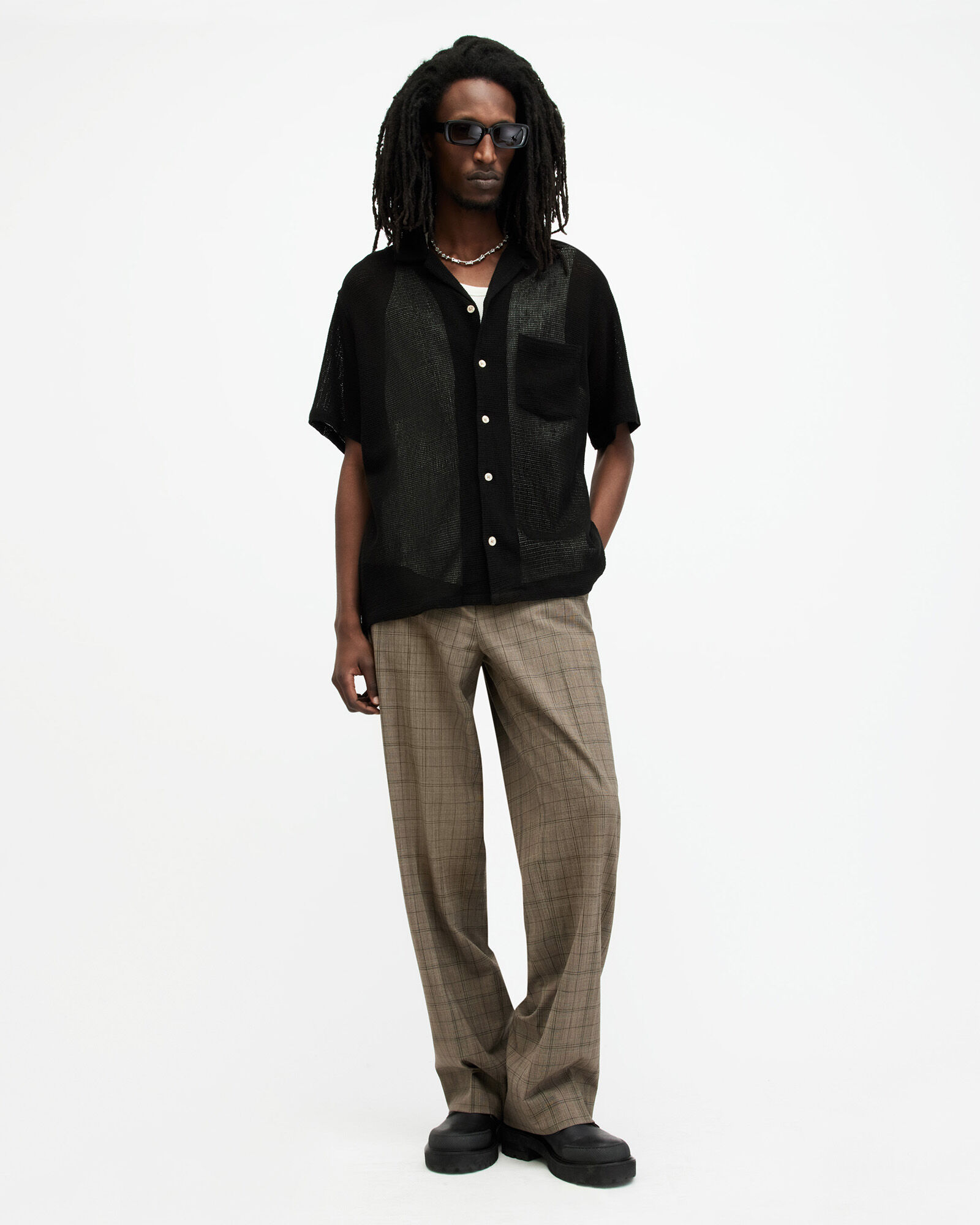 Sortie Textured Relaxed Fit Shirt
