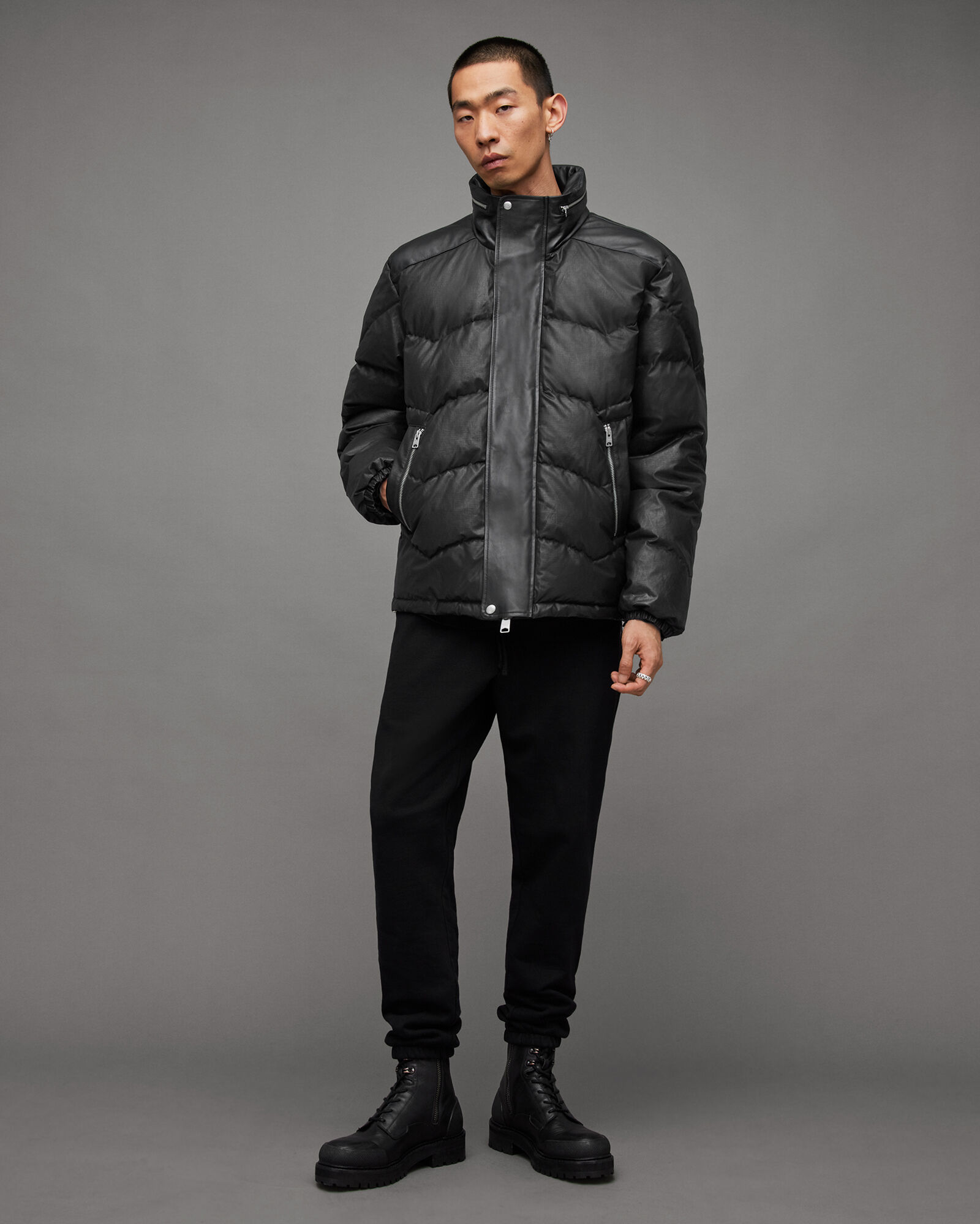 Altair Carbon Coated Puffer Jacket