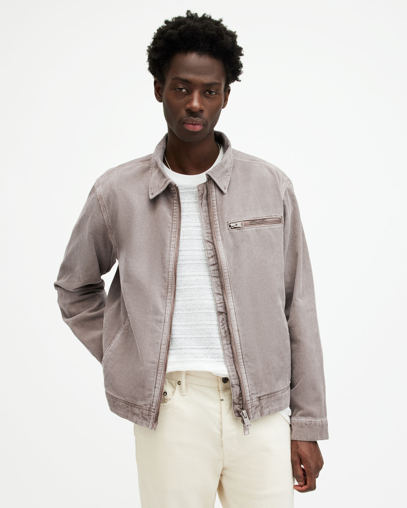 Kippax Corduroy Workwear Jacket CHESTNUT TAUPE | ALLSAINTS US