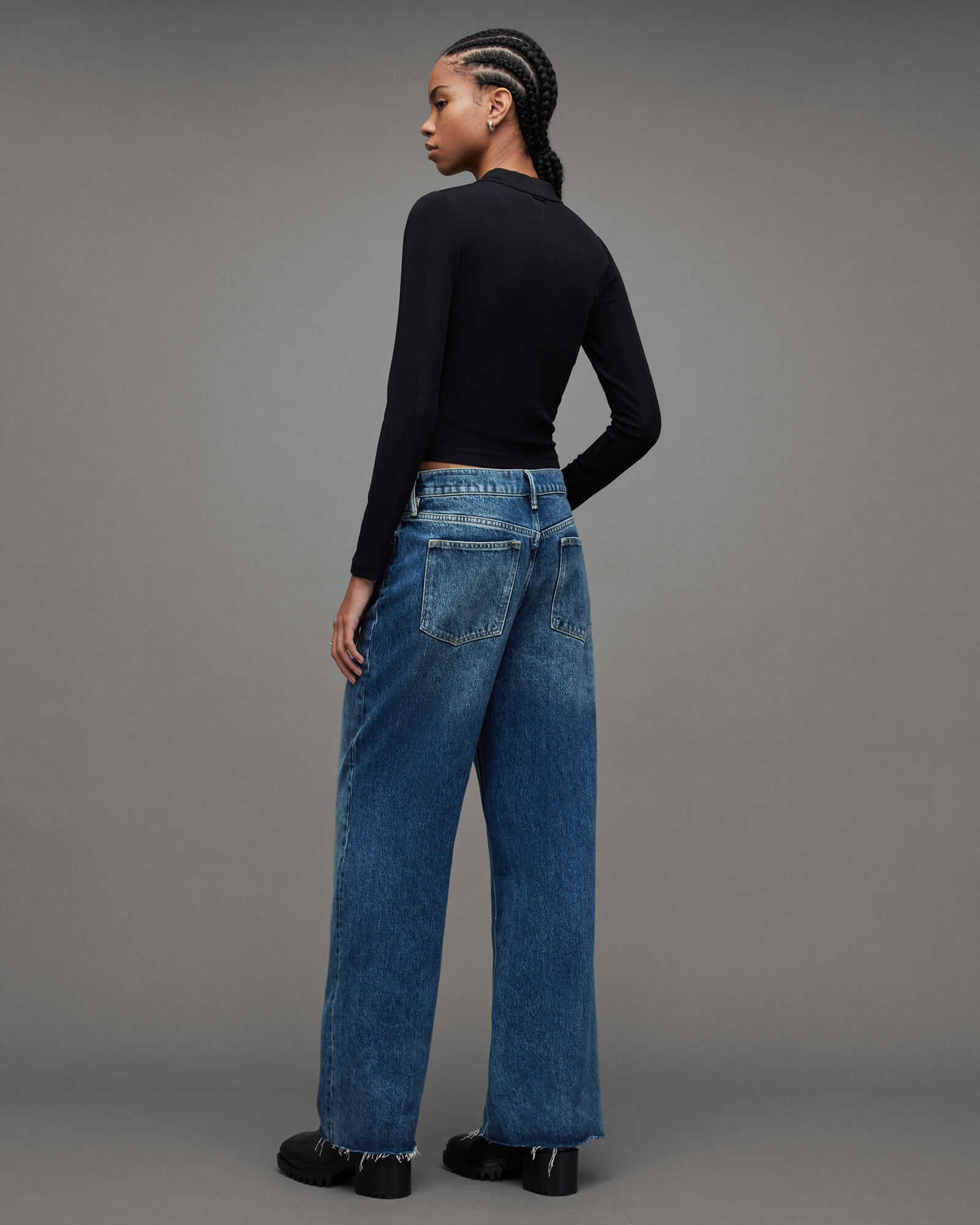 Rex Slim Fit Stretch Denim Jeans TINTED INDIGO | ALLSAINTS US