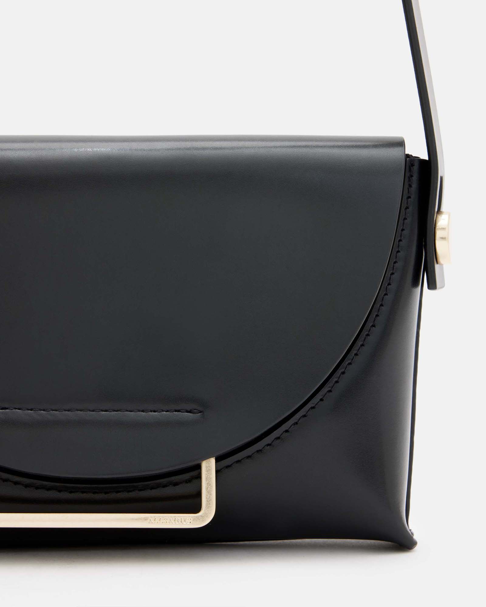 Francine Leather Crossbody Bag Black | ALLSAINTS US