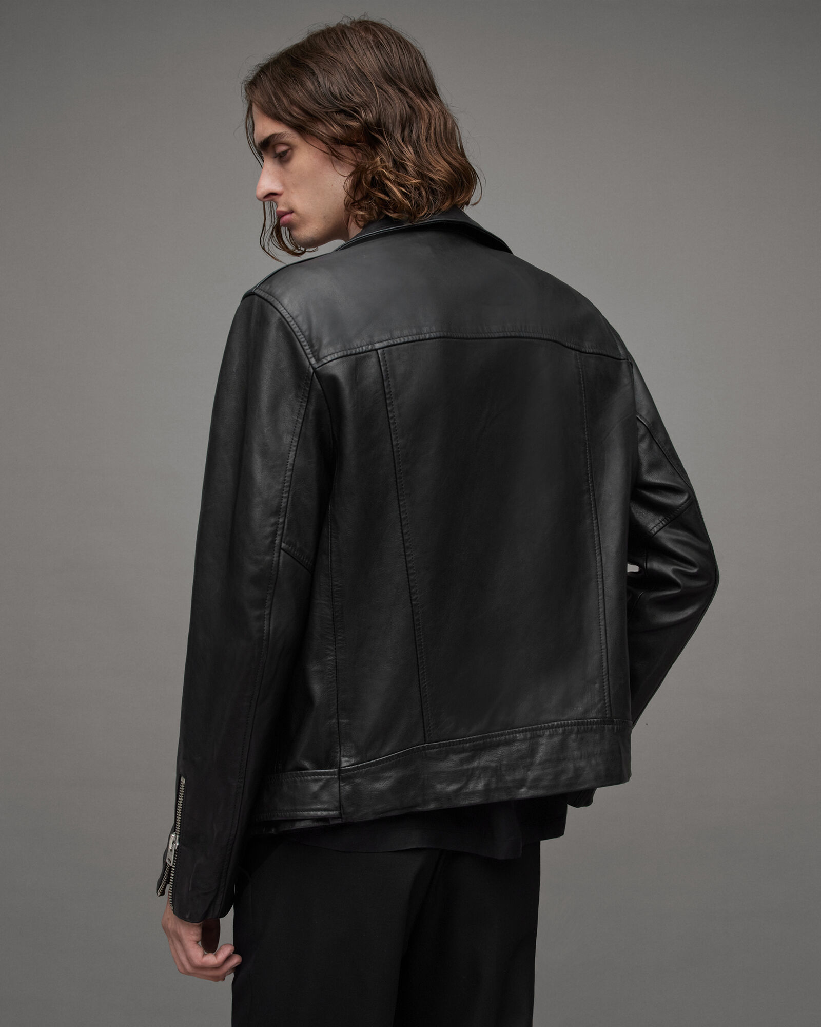 Wick Leather Biker Jacket