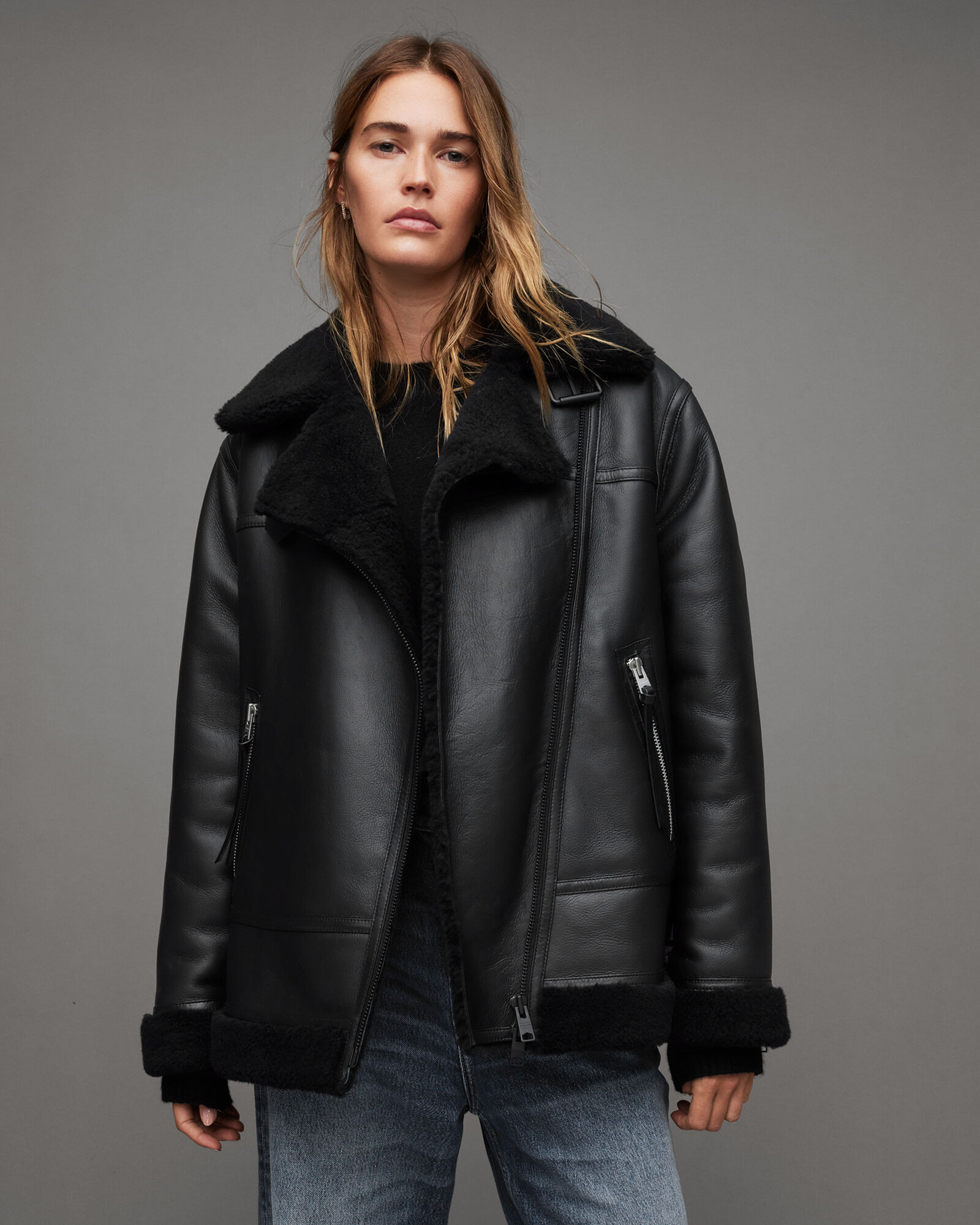 Women's Leather Jackets & Coats | ALLSAINTS US