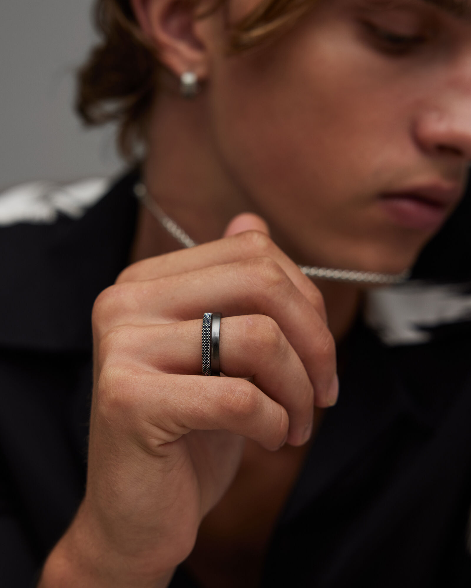 Mars Sterling Silver Ring Set