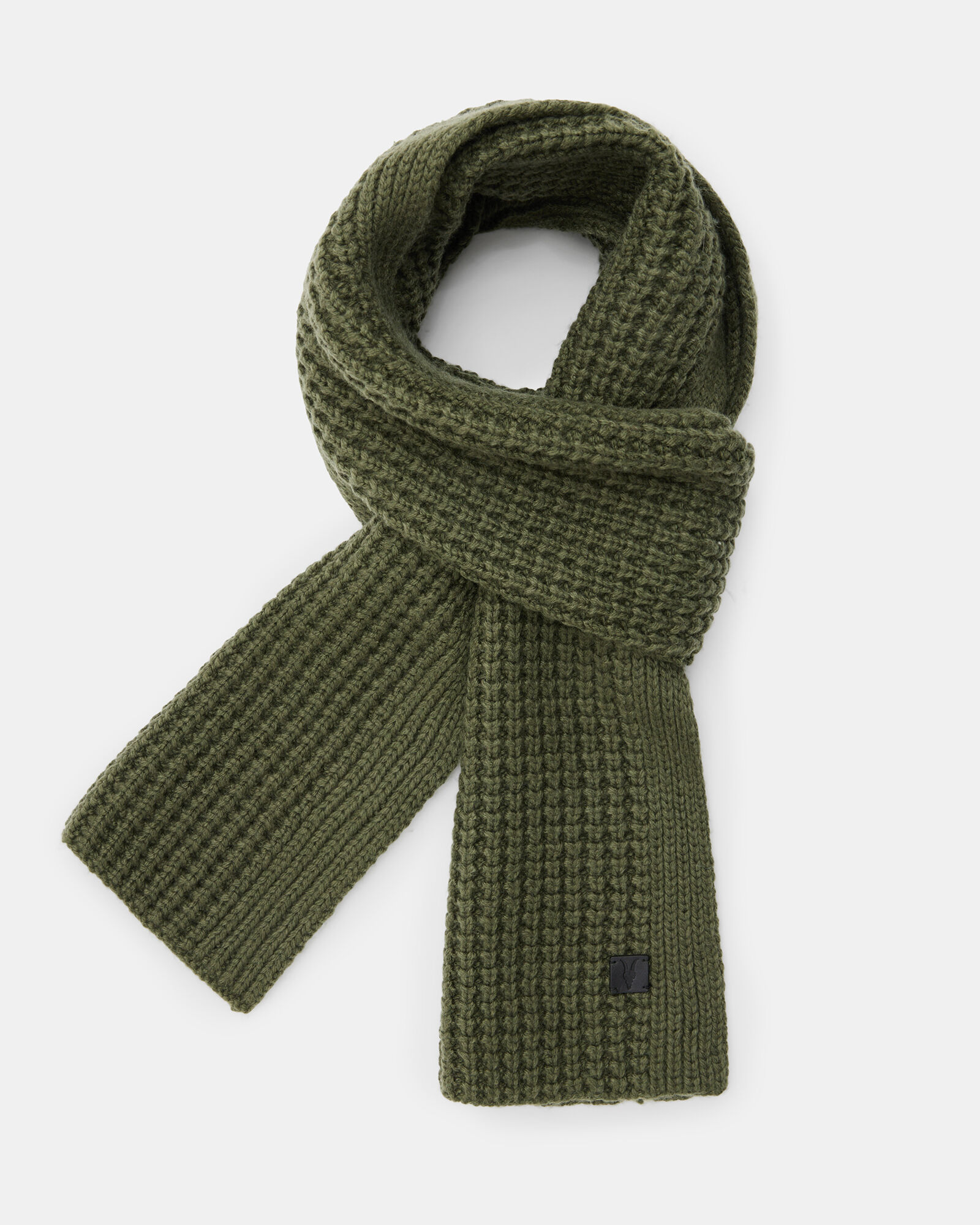 Nevada Wool Blend Scarf RYE GRASS GREEN | ALLSAINTS US