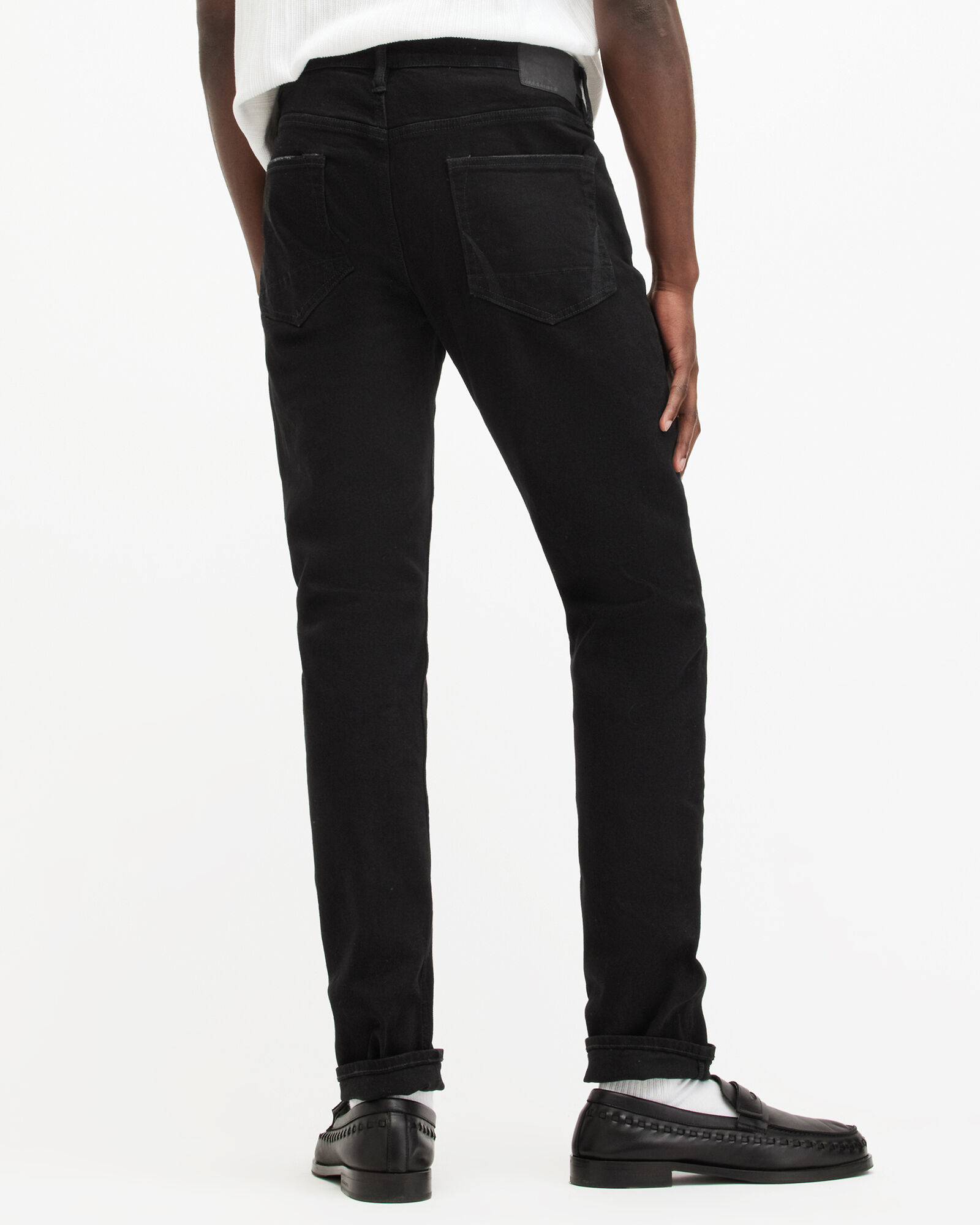 H&M Skinny Jeans Mens 32 Black Denim Extra Slim Fit Stretch Pants 32x32  Modern | eBay