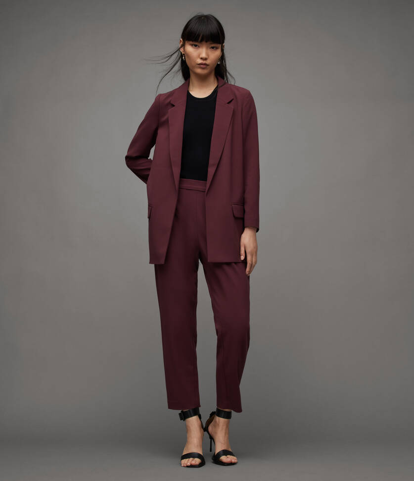 Women's Burgundy Suit