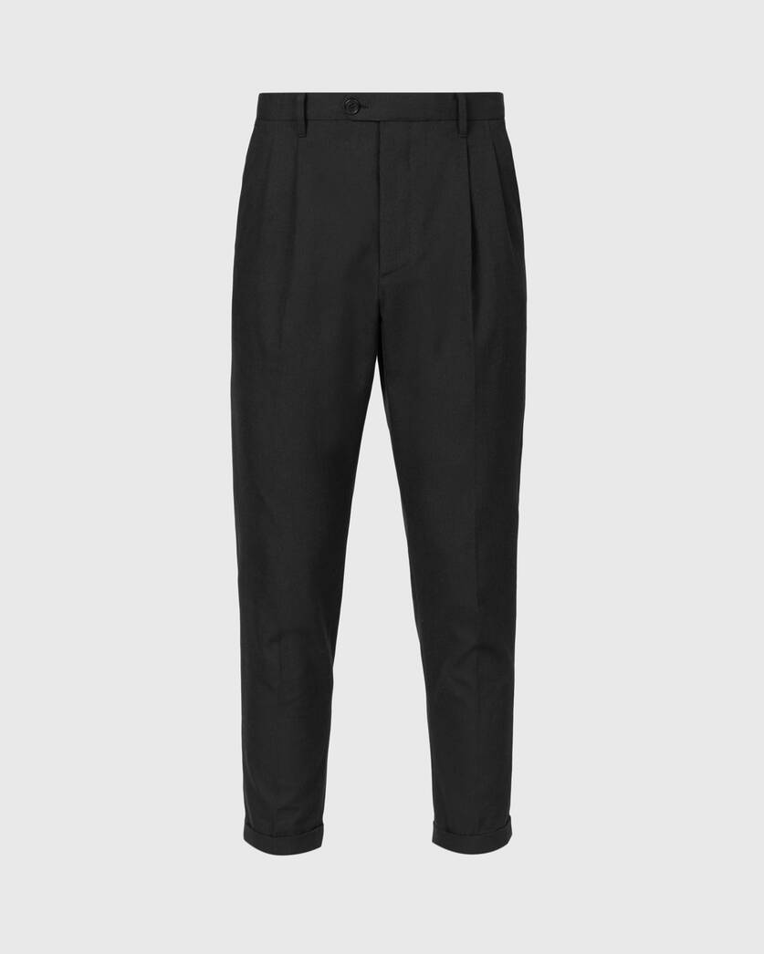 Tallis Cropped Slim Pants Black | ALLSAINTS US