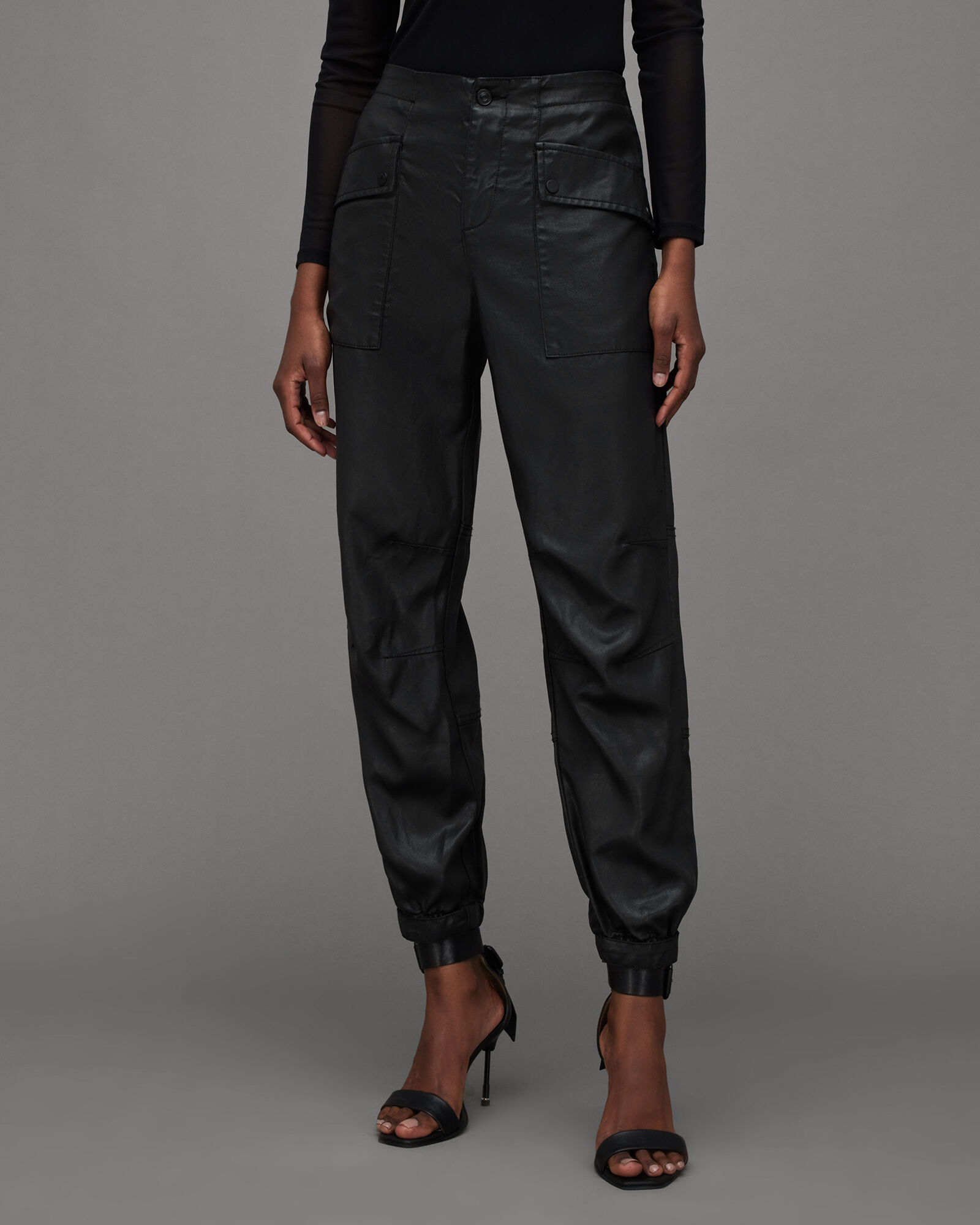 Val Coated Tapered Pants