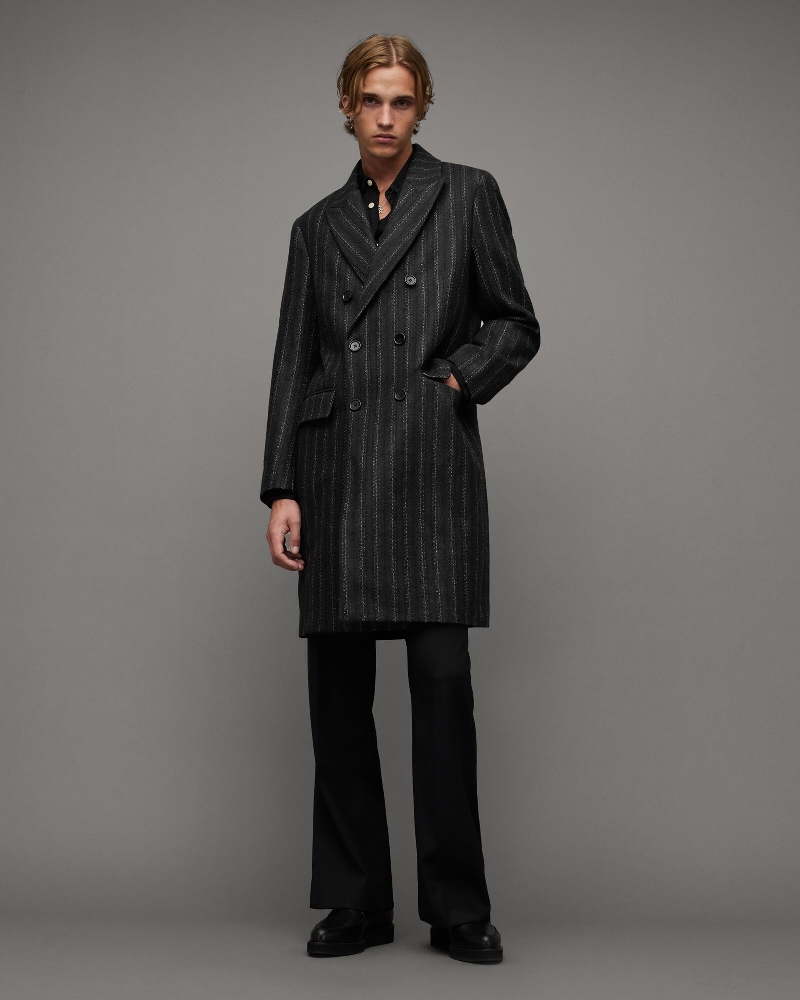 Lovell Recycled Wool Cashmere Blend Coat