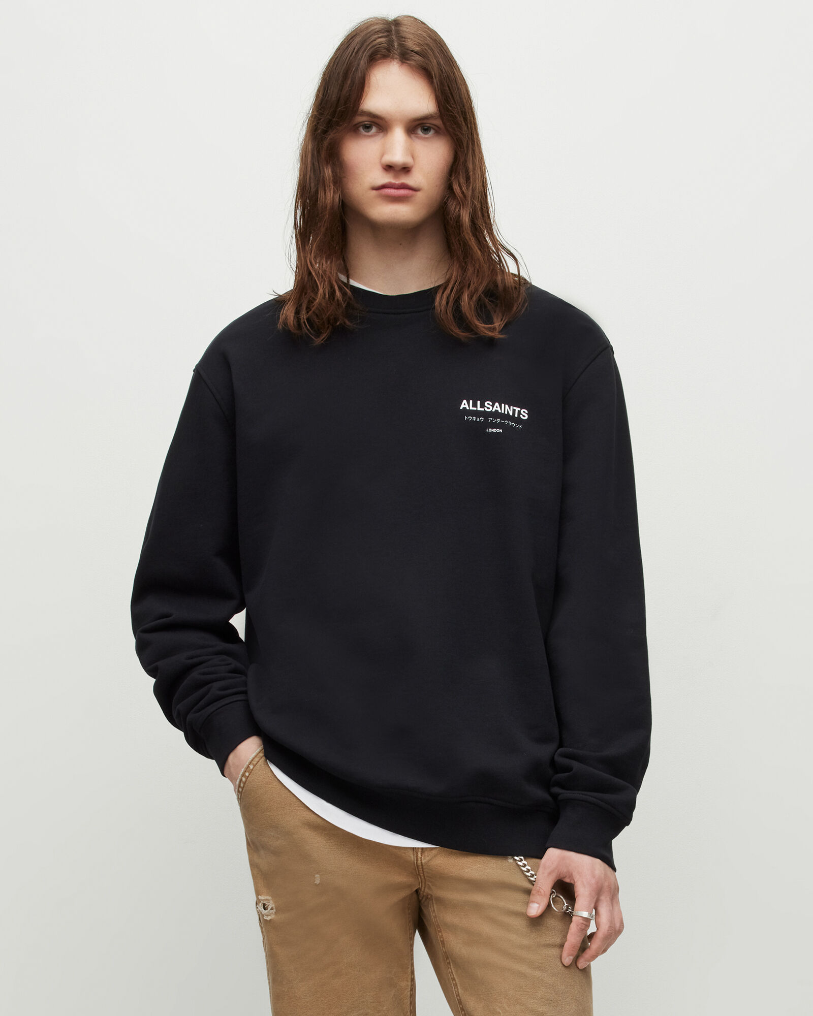 Underground Relaxed Fit Crew Sweatshirt