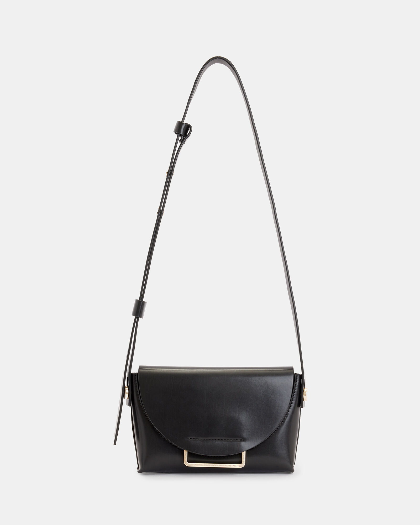 Francine Leather Crossbody Bag Black | ALLSAINTS US