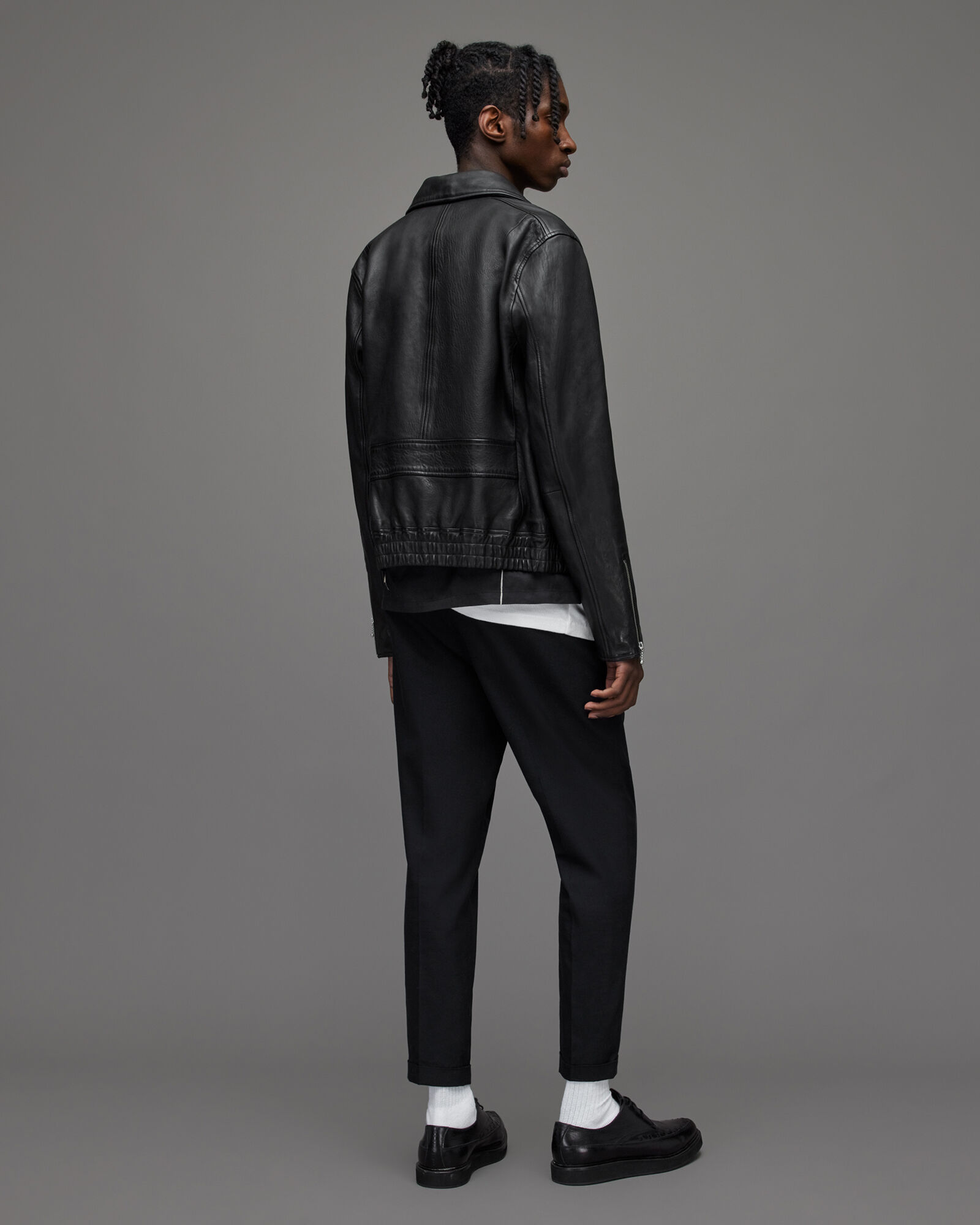 Tallis Slim Fit Cropped Tapered Pants