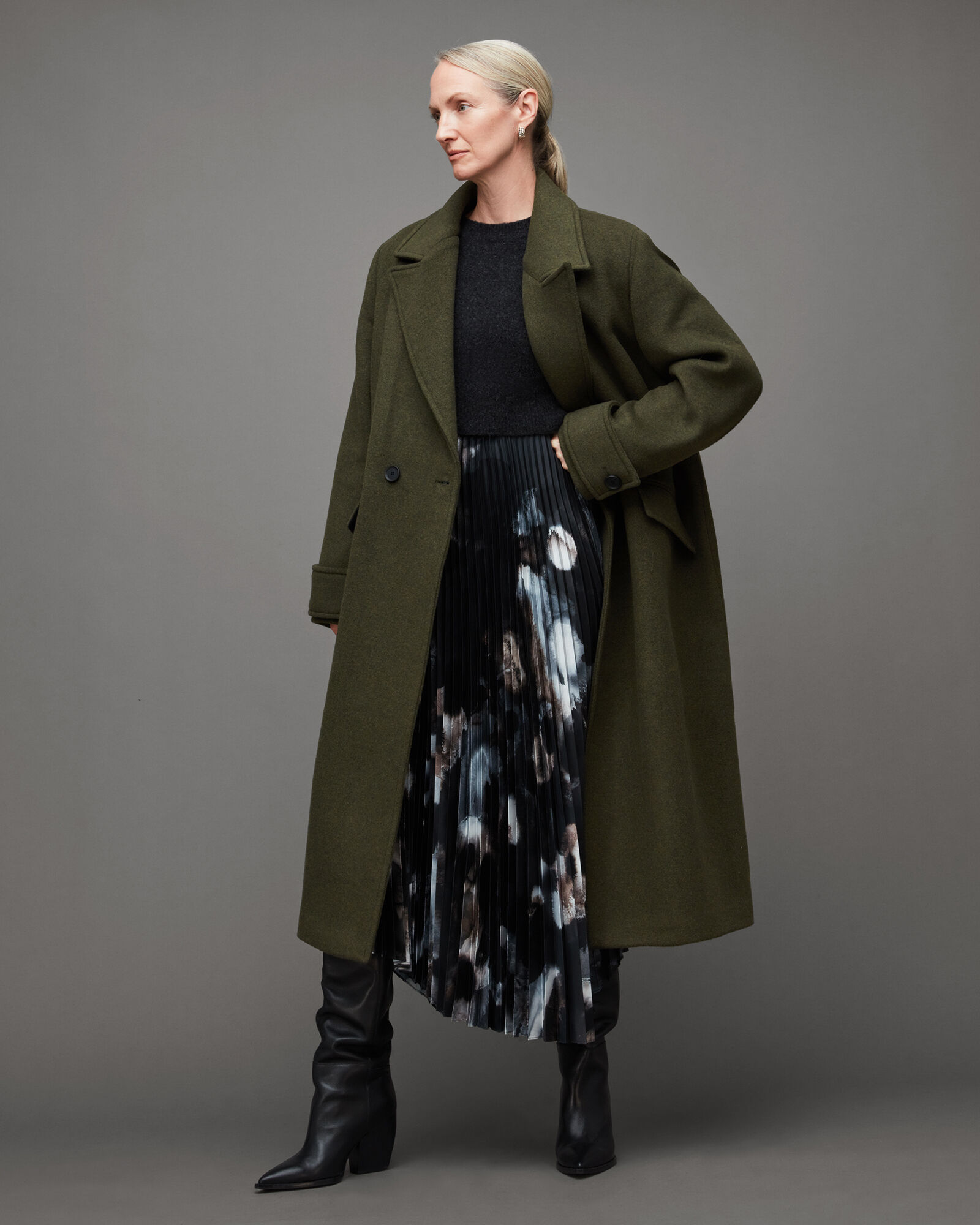 Mabel Double Breasted Longline Coat