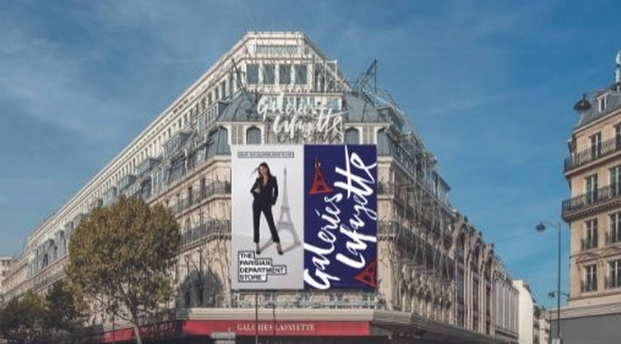 Galeries Lafayette In Paris Stock Photo - Download Image Now