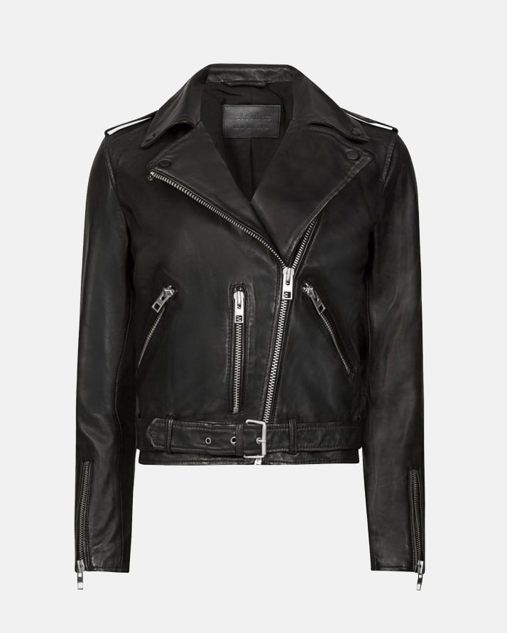 Shop die Balfern Leder Bikerjacke