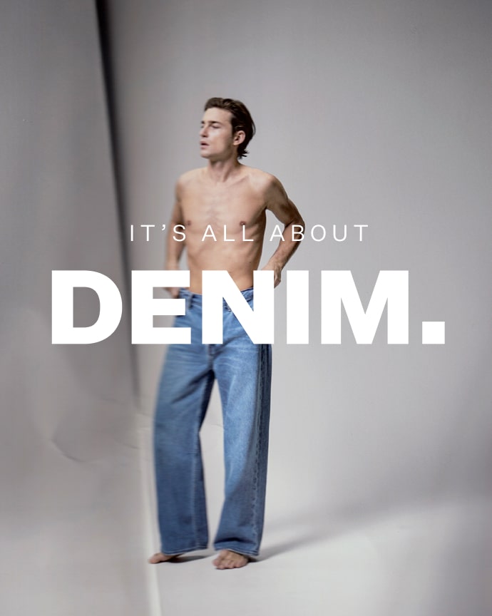 View the denim feature