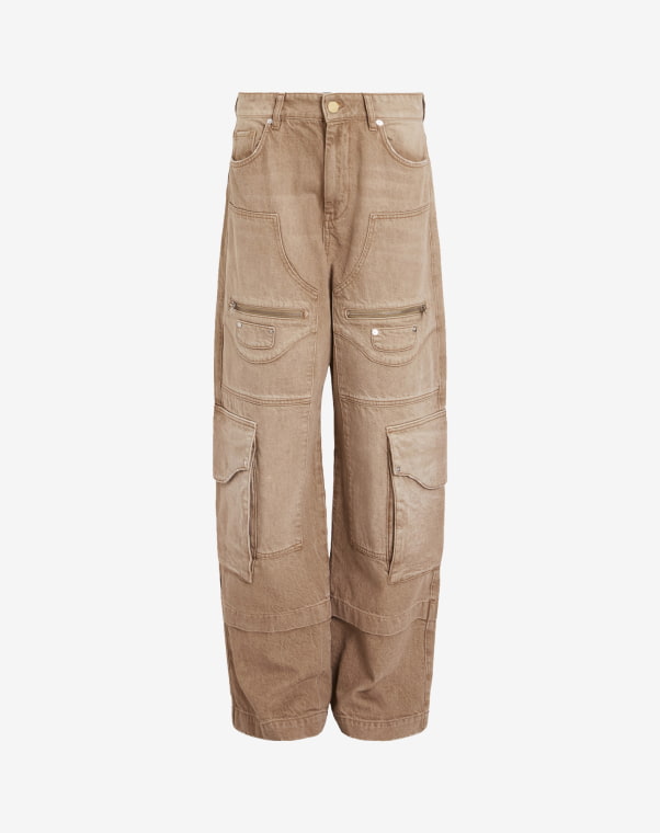 Shop the Archie Wide Leg Denim Cargo Jeans.