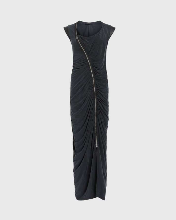 Shop the Umbra Draped Zip Slim Fit Dress