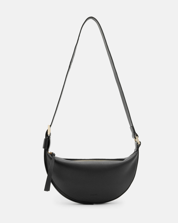 Shopper le sac en cuir en bandoulière Half Moon