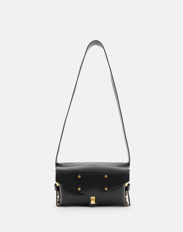 Shop the Miro Turn Lock Leather Satchel Bag