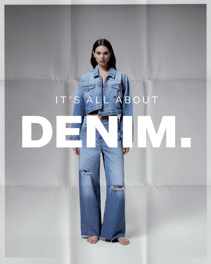 View the denim feature