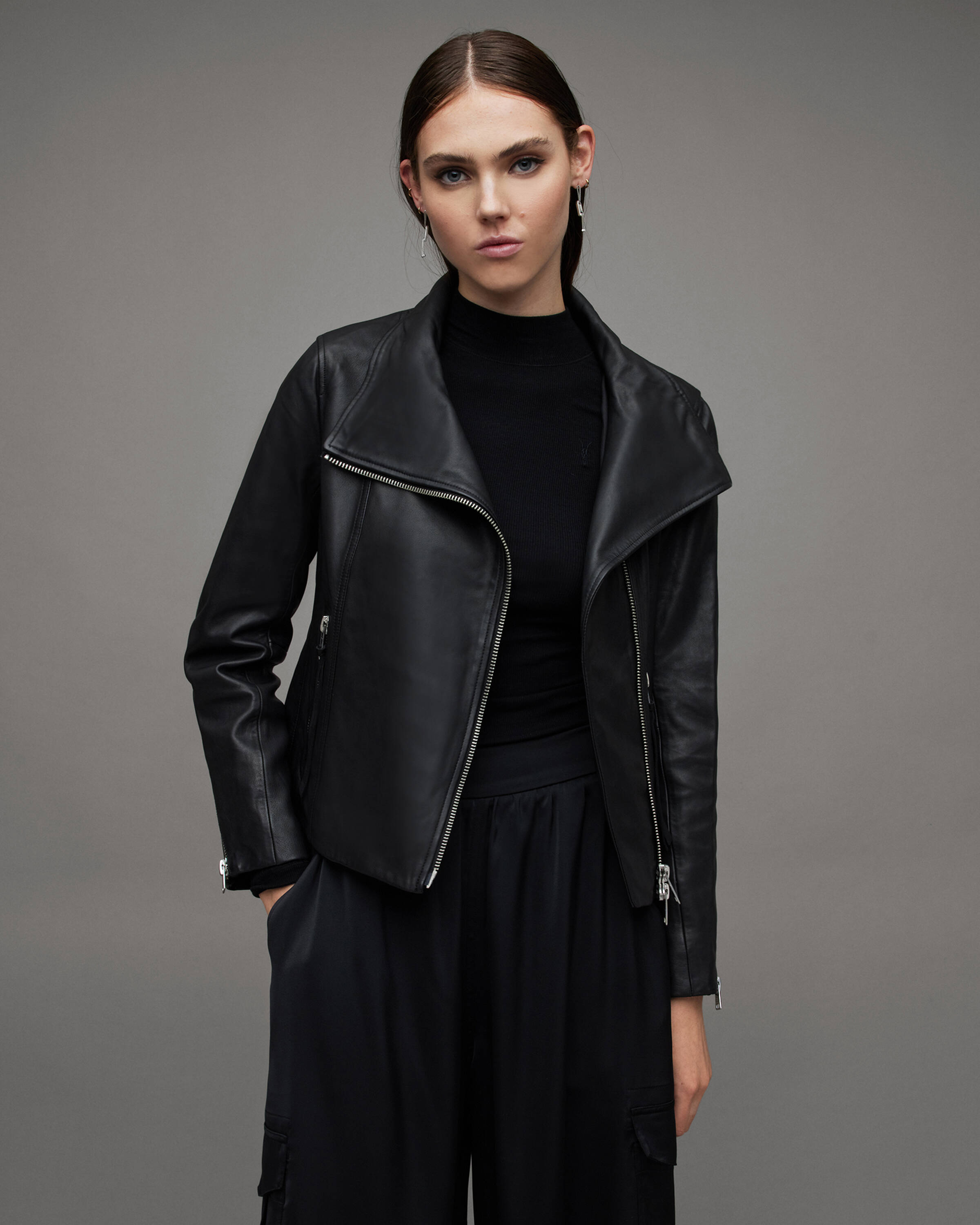 Women's Leather Size Guide | How to Wear Leather Jackets | ALLSAINTS CA