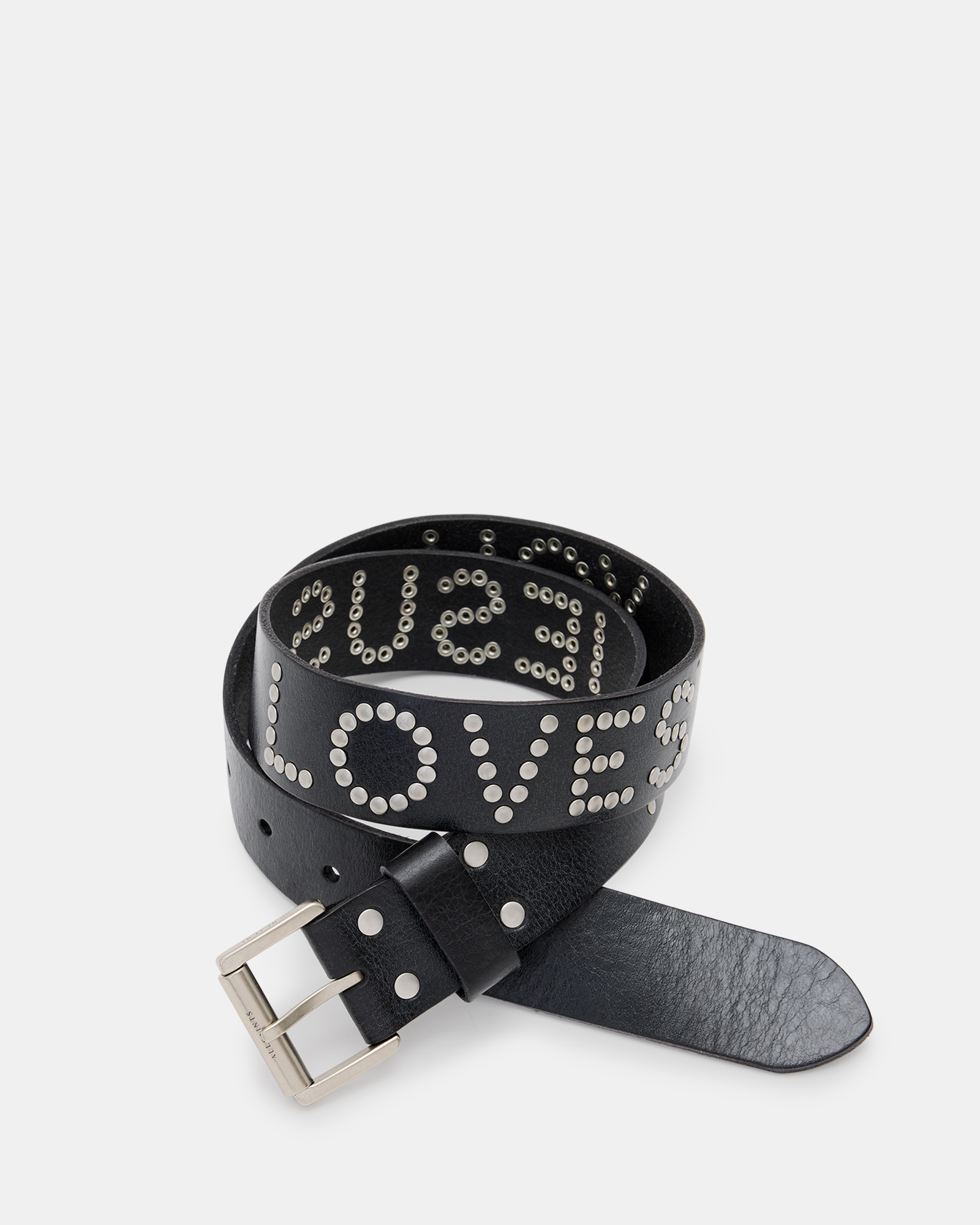 ALLSAINTS ALLSAINTS JESUS LOVES STUDDED BELT 