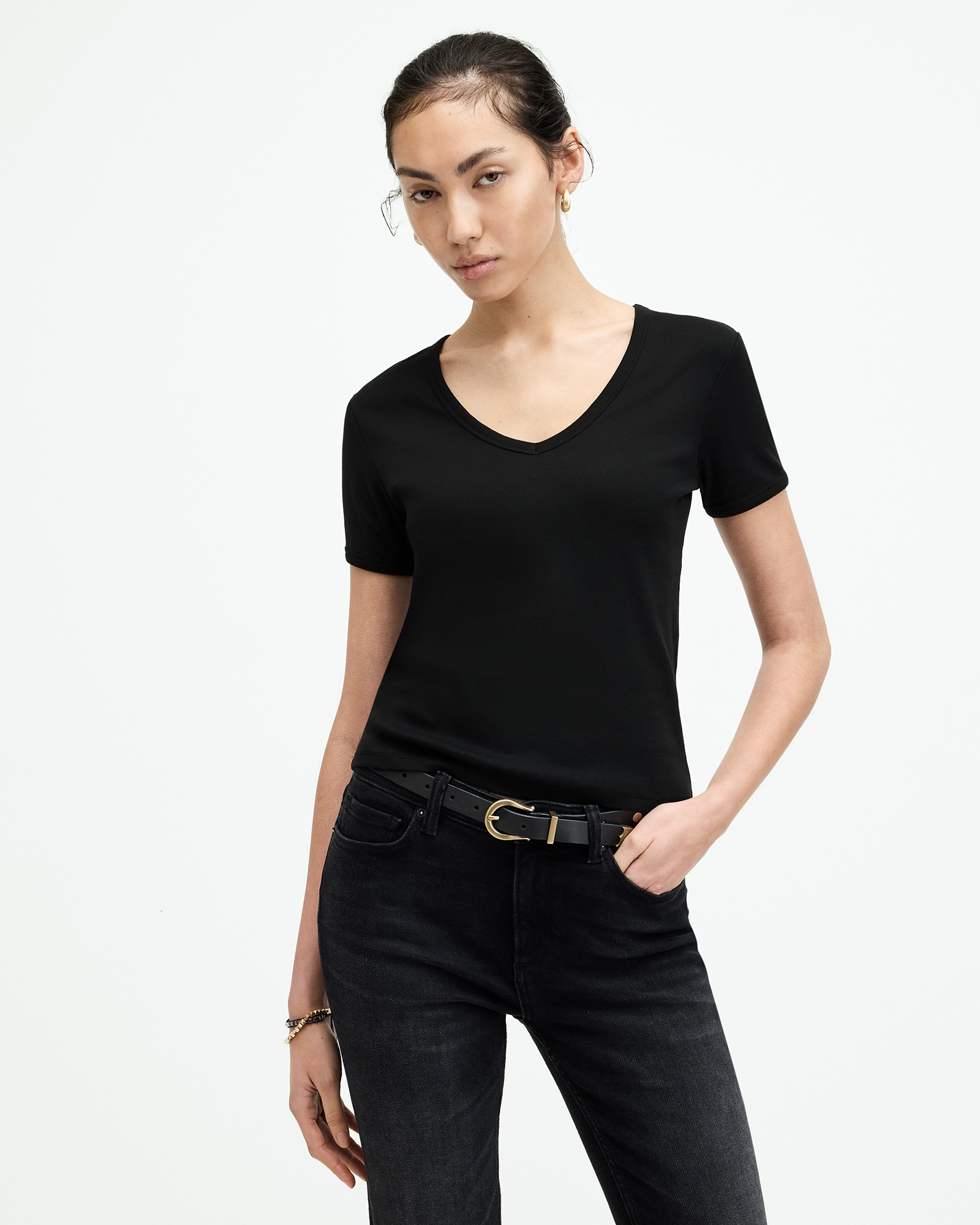 Women's Essential V-Neck Short Sleeve T-Shirt - All in Motion