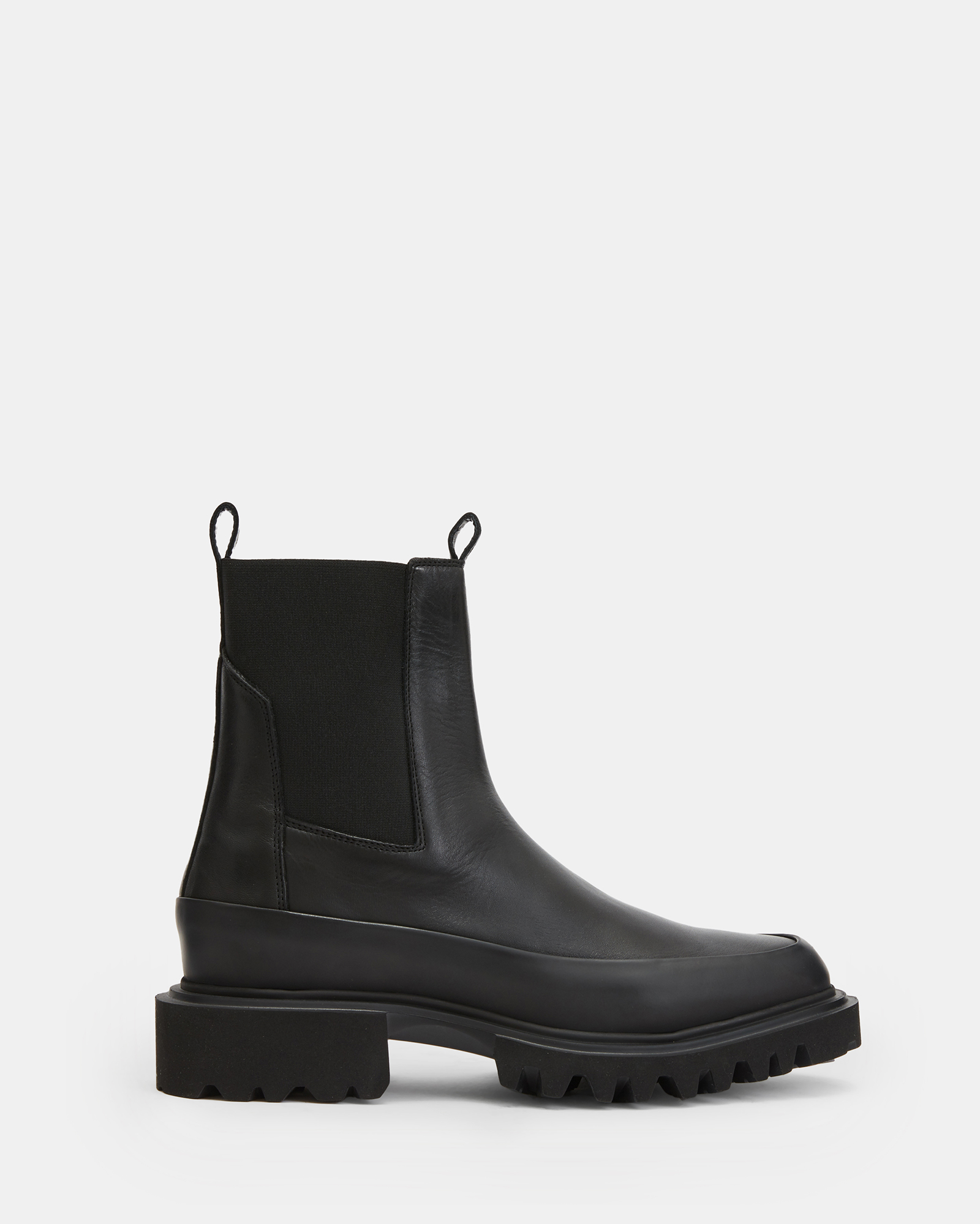 AllSaints Harlee Chunky Leather Boots,, Black