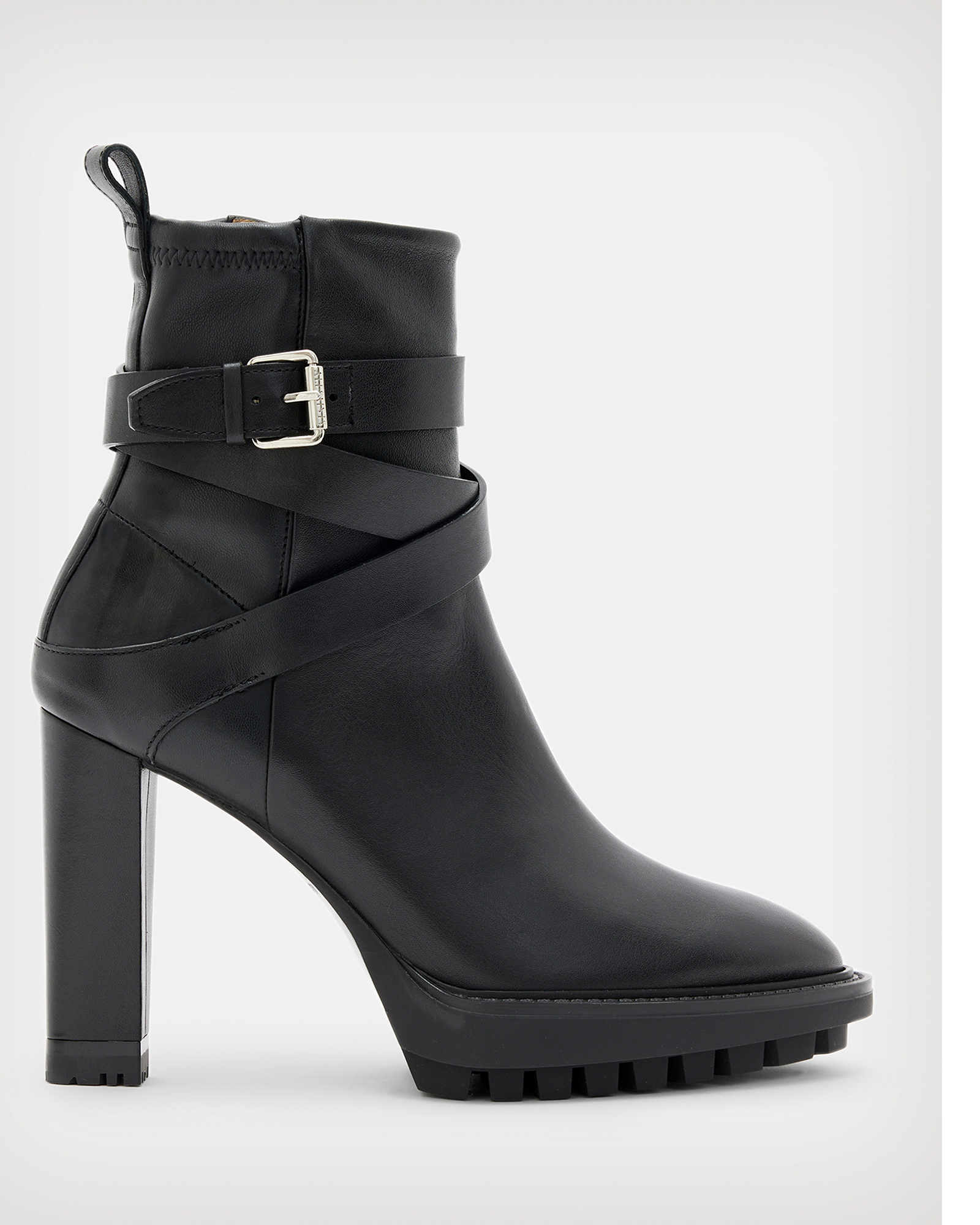 Havana Leather Boots Black | ALLSAINTS