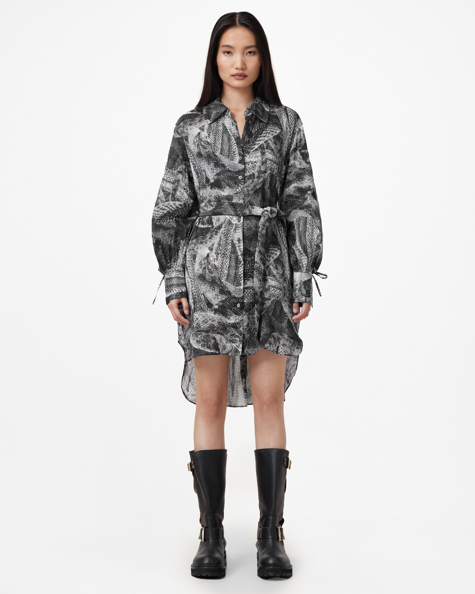 AllSaints outlet Sora Shirt Dress