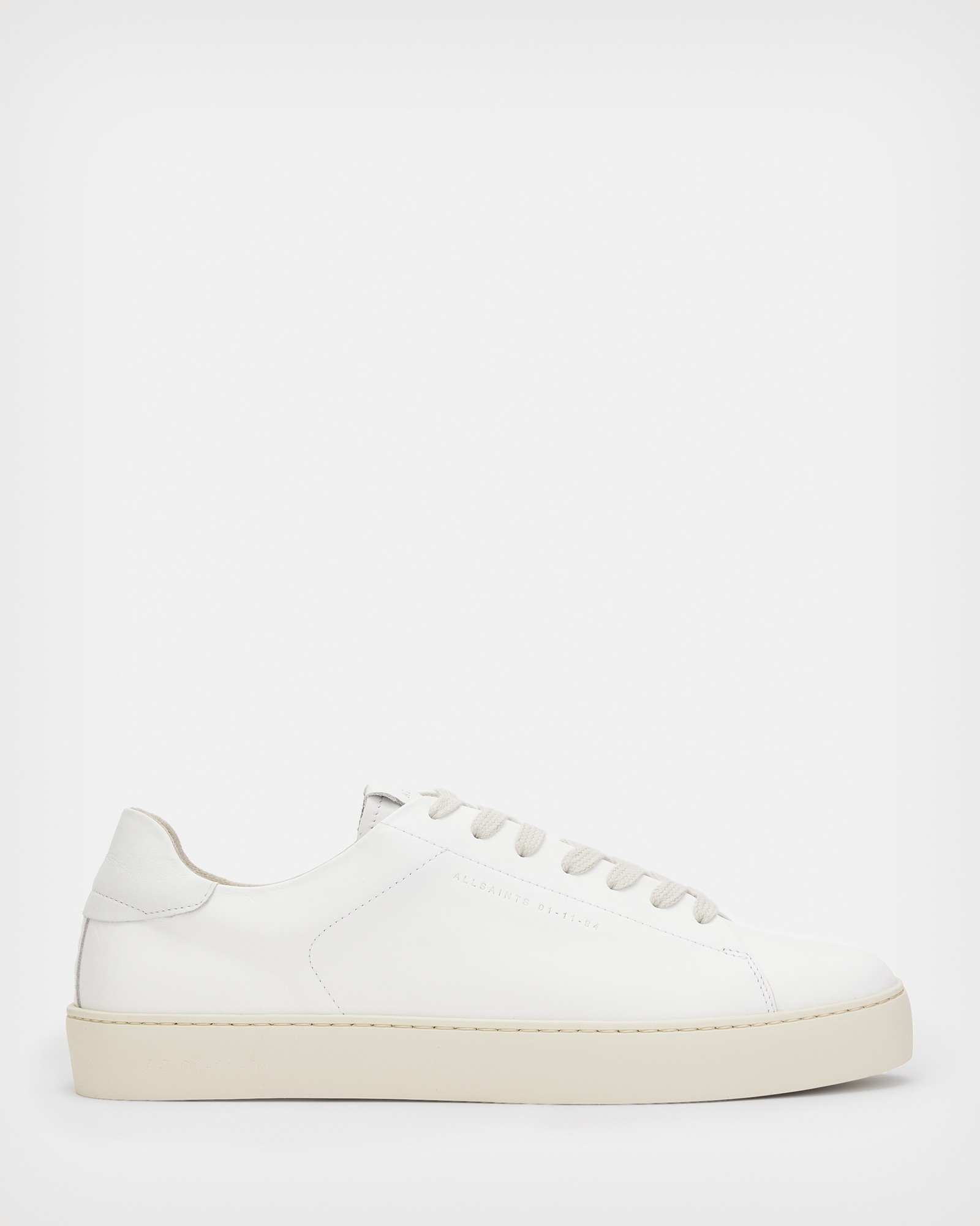 Klip Low Top Leather Trainers White | ALLSAINTS