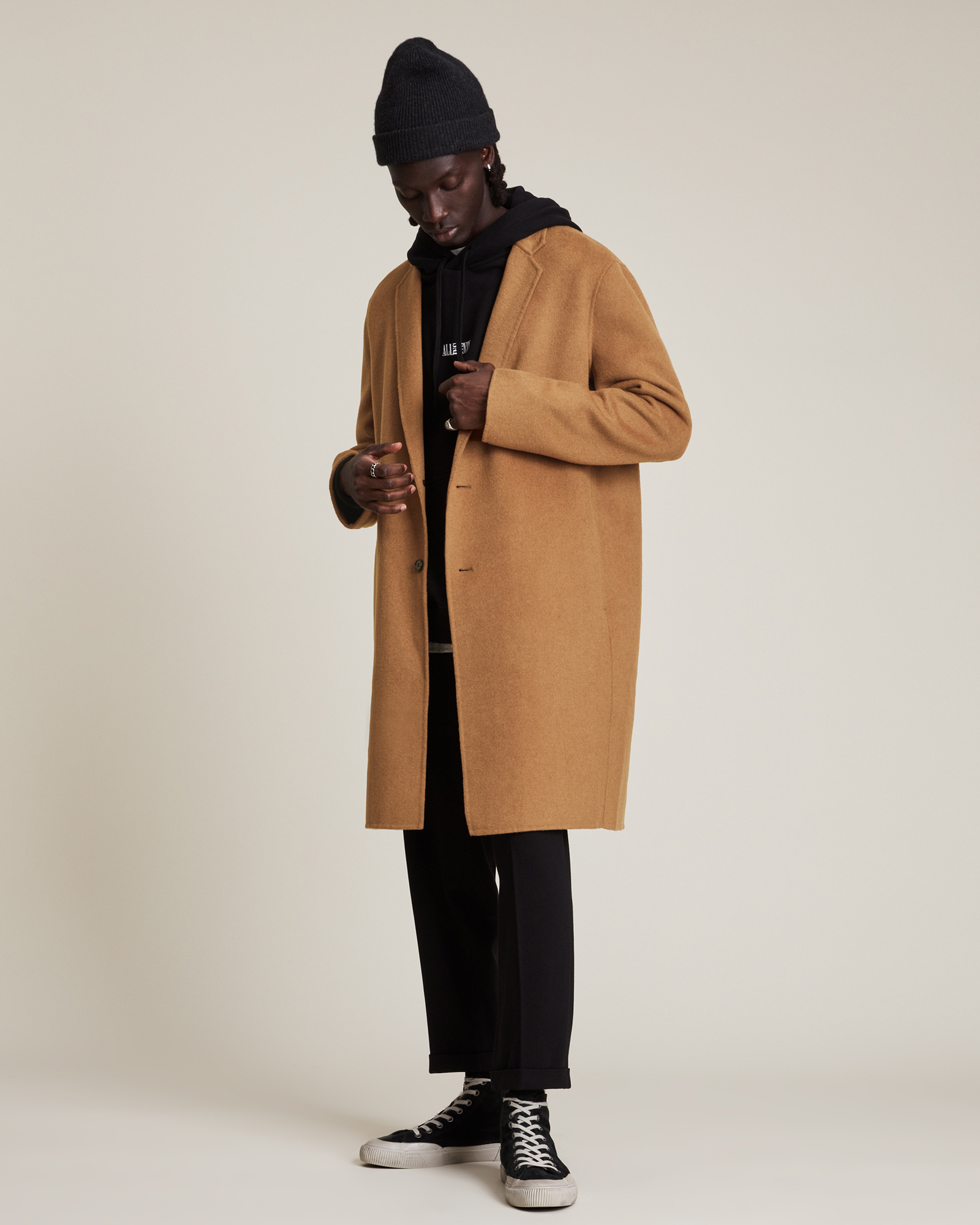 hanson wool blend coat