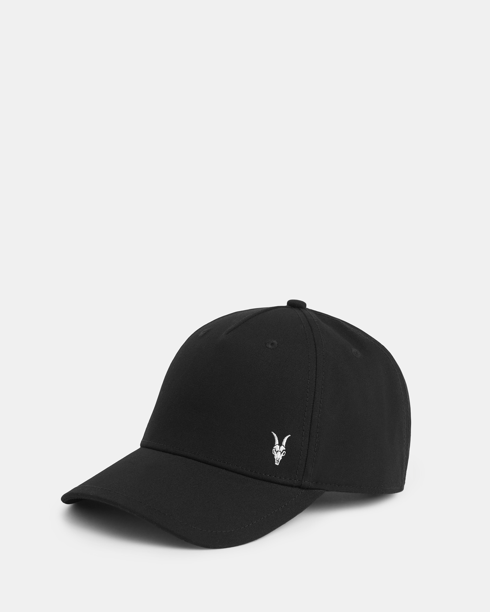 AllSaints Fen Embroidered Baseball Cap,, Black, Size: One Size