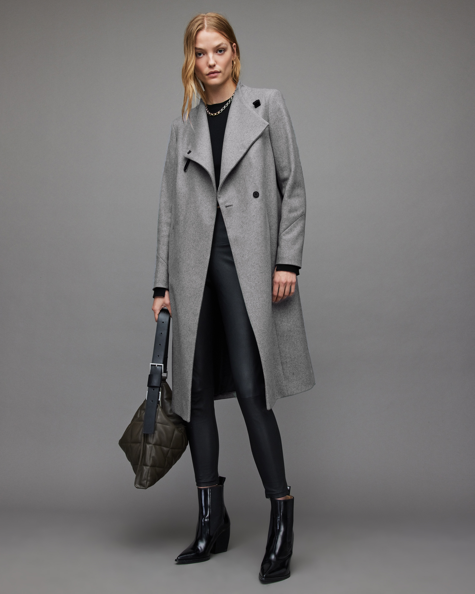 cashmere grey coat