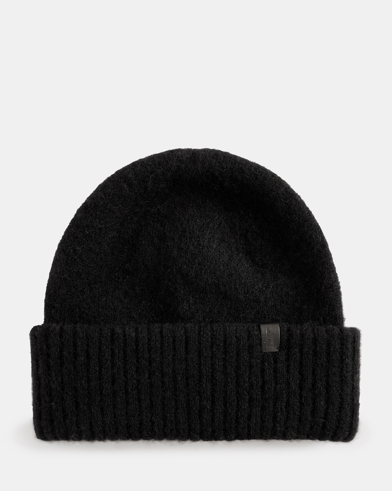 Jesse Alpaca-Wool Blend Brushed Beanie Black | ALLSAINTS