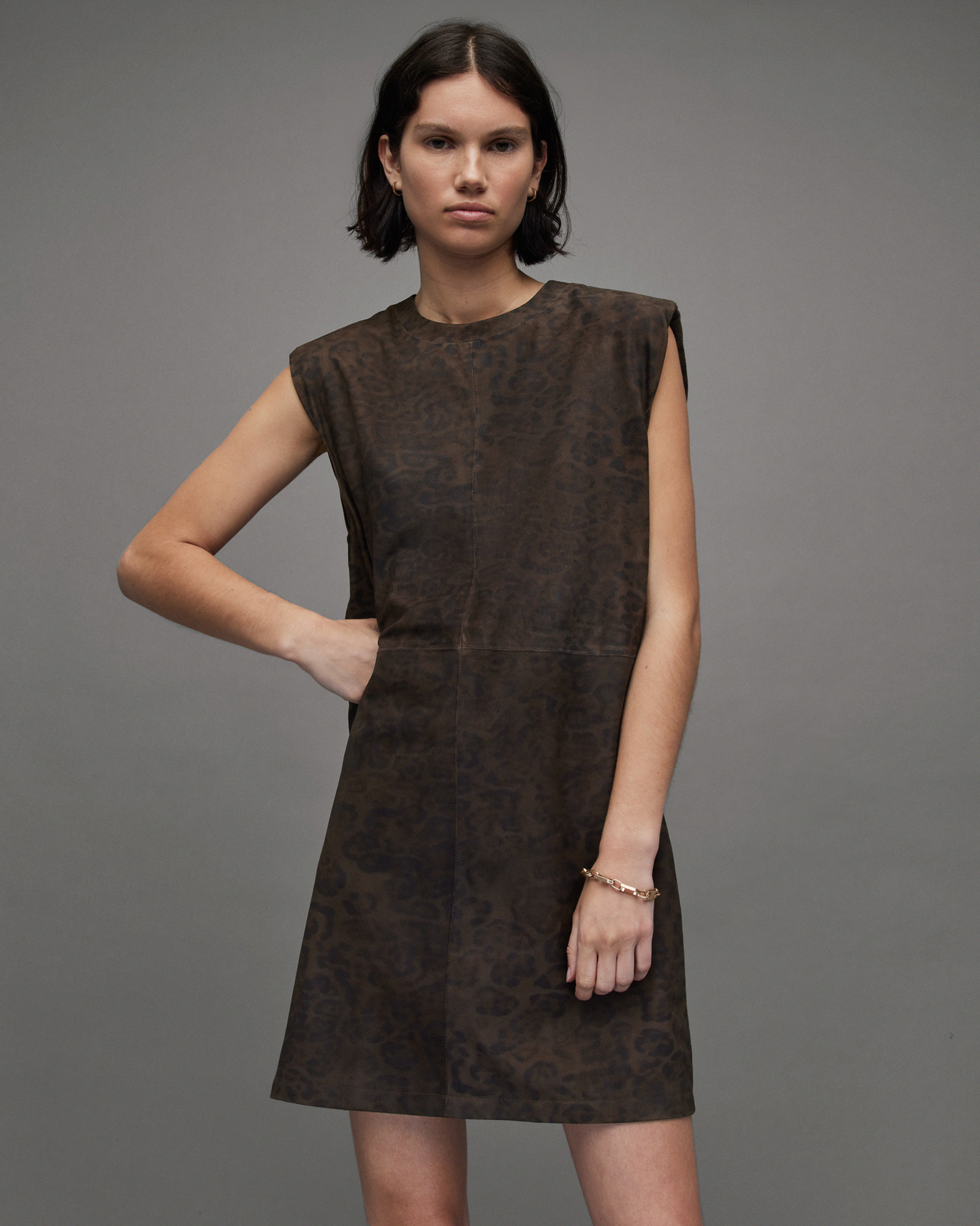 Aritzia suede outlet dress