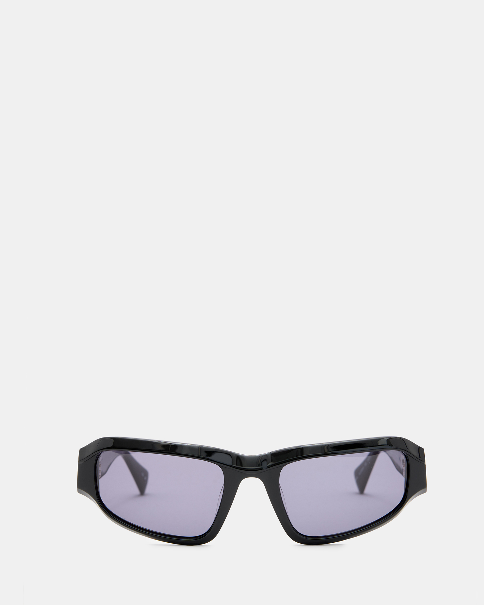 AllSaints Anderson Wrap Around Sunglasses,, Gloss Black, Size: One Size