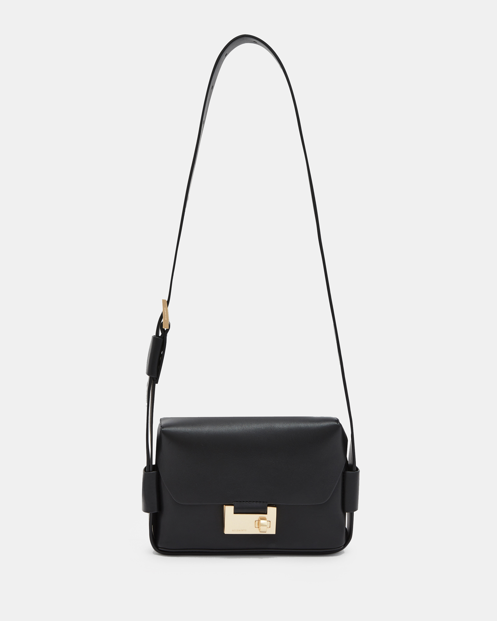 Frankie 3 In 1 Leather Crossbody Bag Black ALLSAINTS