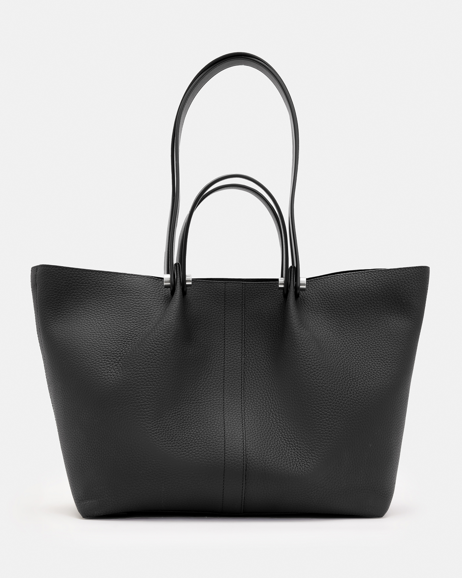 All saints leather online tote bag