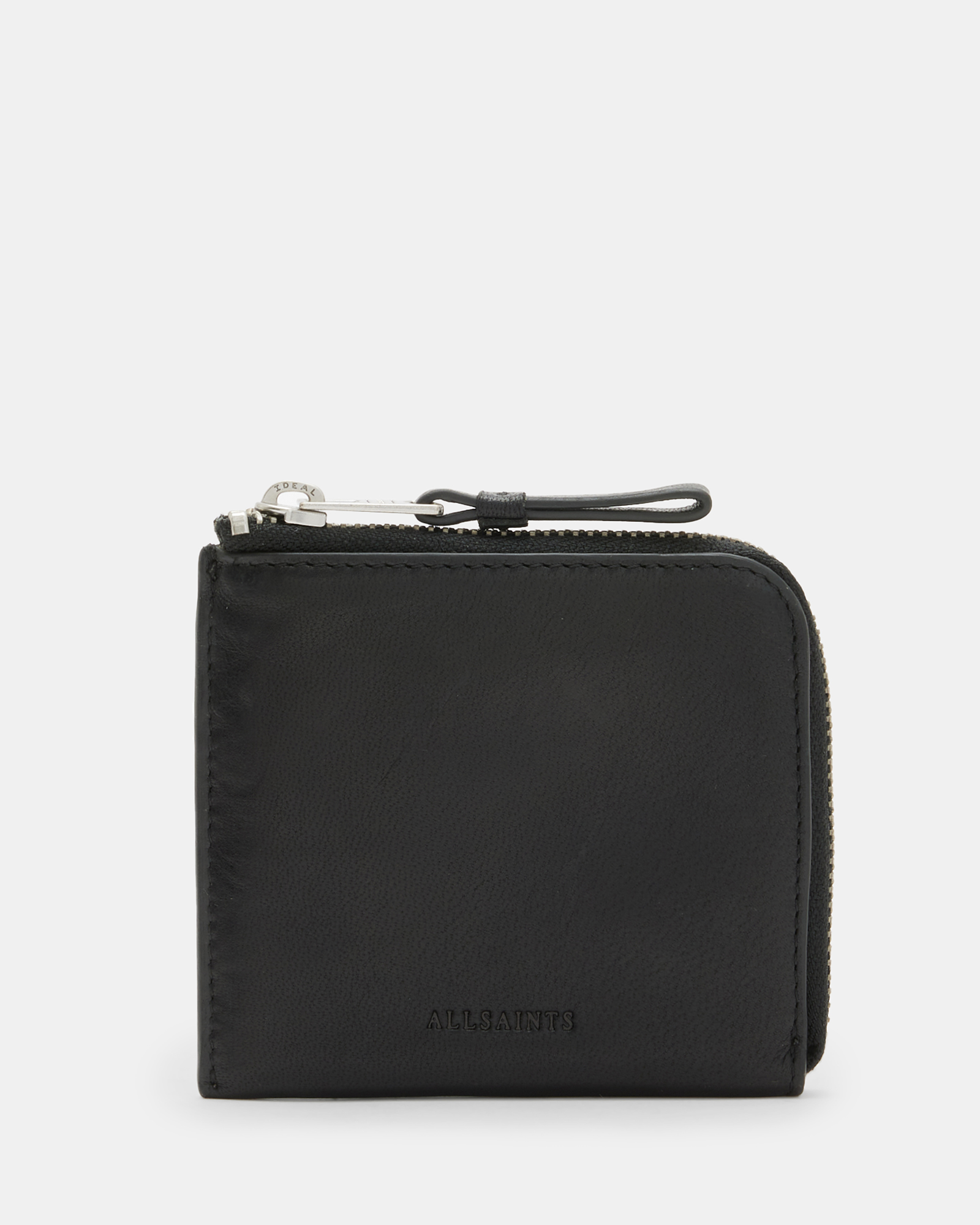 Artis Zip Around Leather Wallet Black | ALLSAINTS US