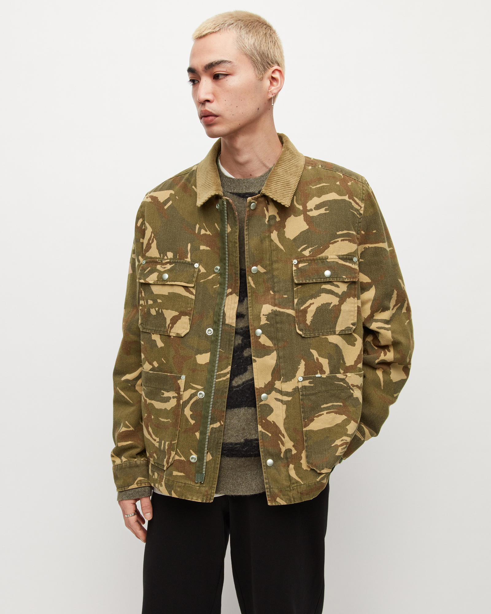 Verdant Jacket SAND CAMO | ALLSAINTS US