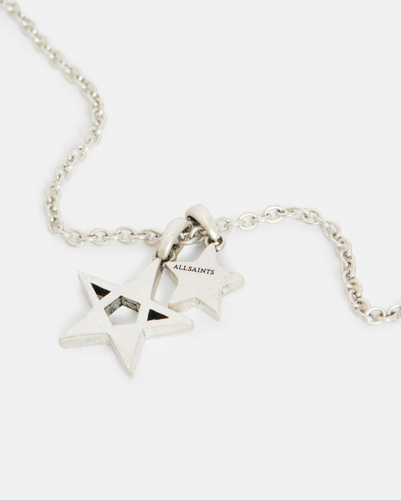 Astar Sterling Silver Star Charm Necklace WARM SILVER | ALLSAINTS US