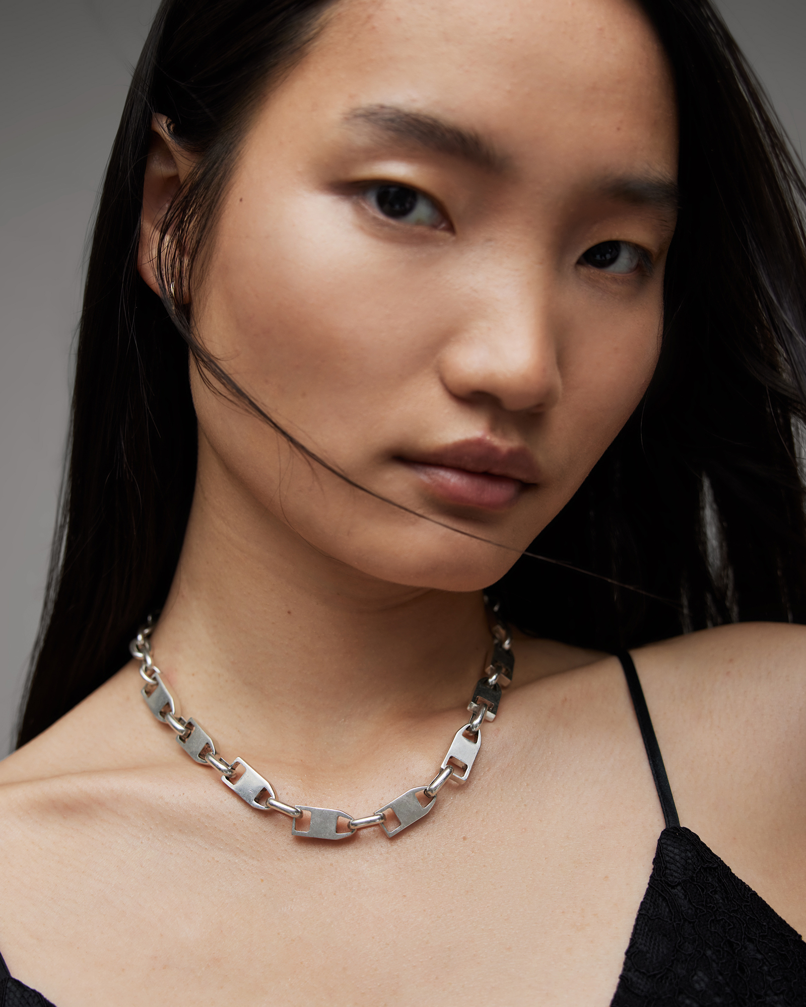 Zosia Chain Silver-Tone Necklace WARM SILVER | ALLSAINTS US