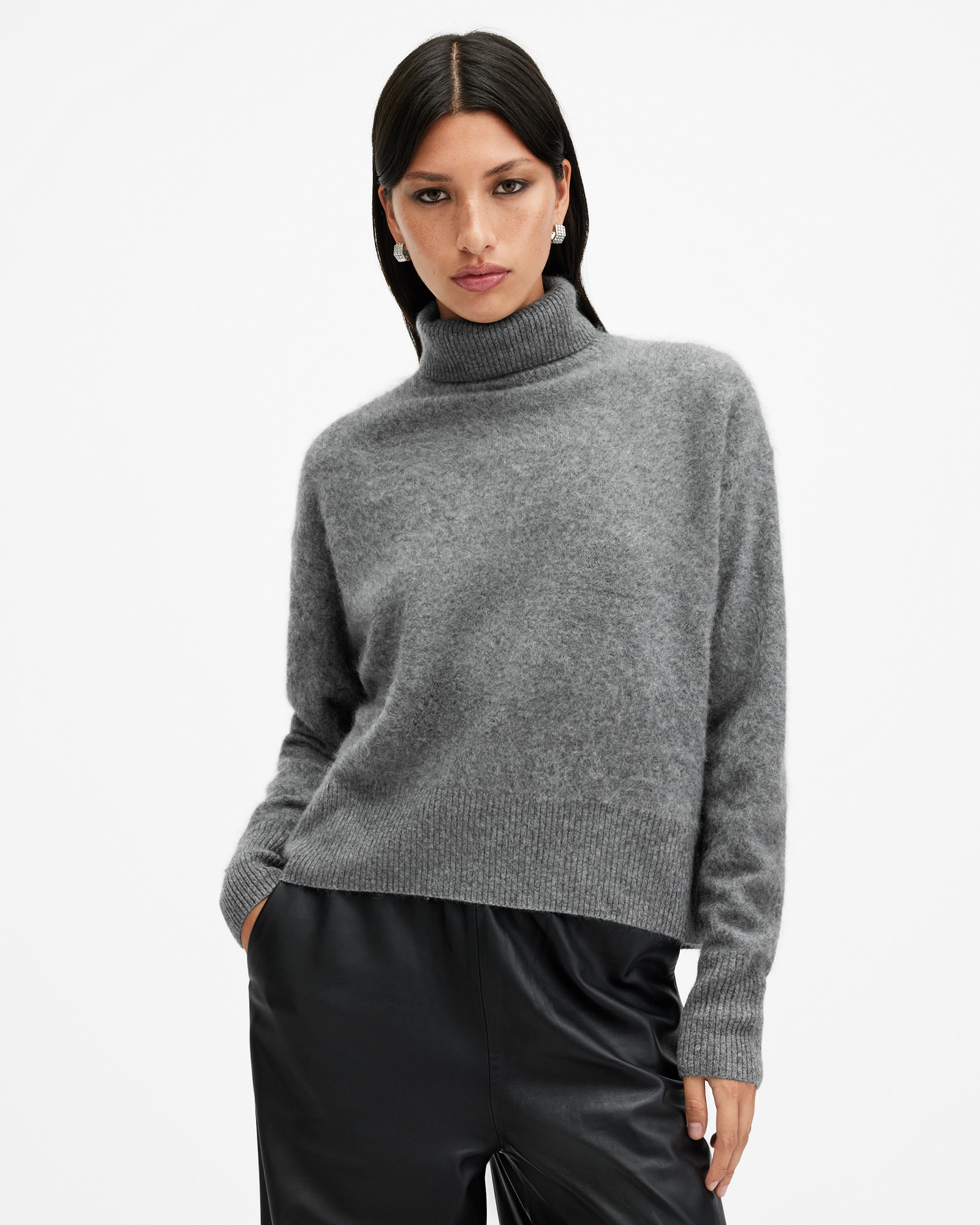 Baldwin Altos Wool & Cashmere Blend Gray outlet Sweater