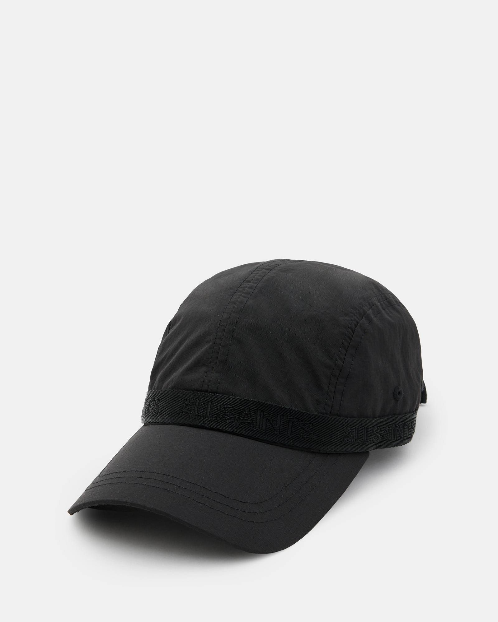 Baker Nylon Baseball Cap Black | ALLSAINTS US