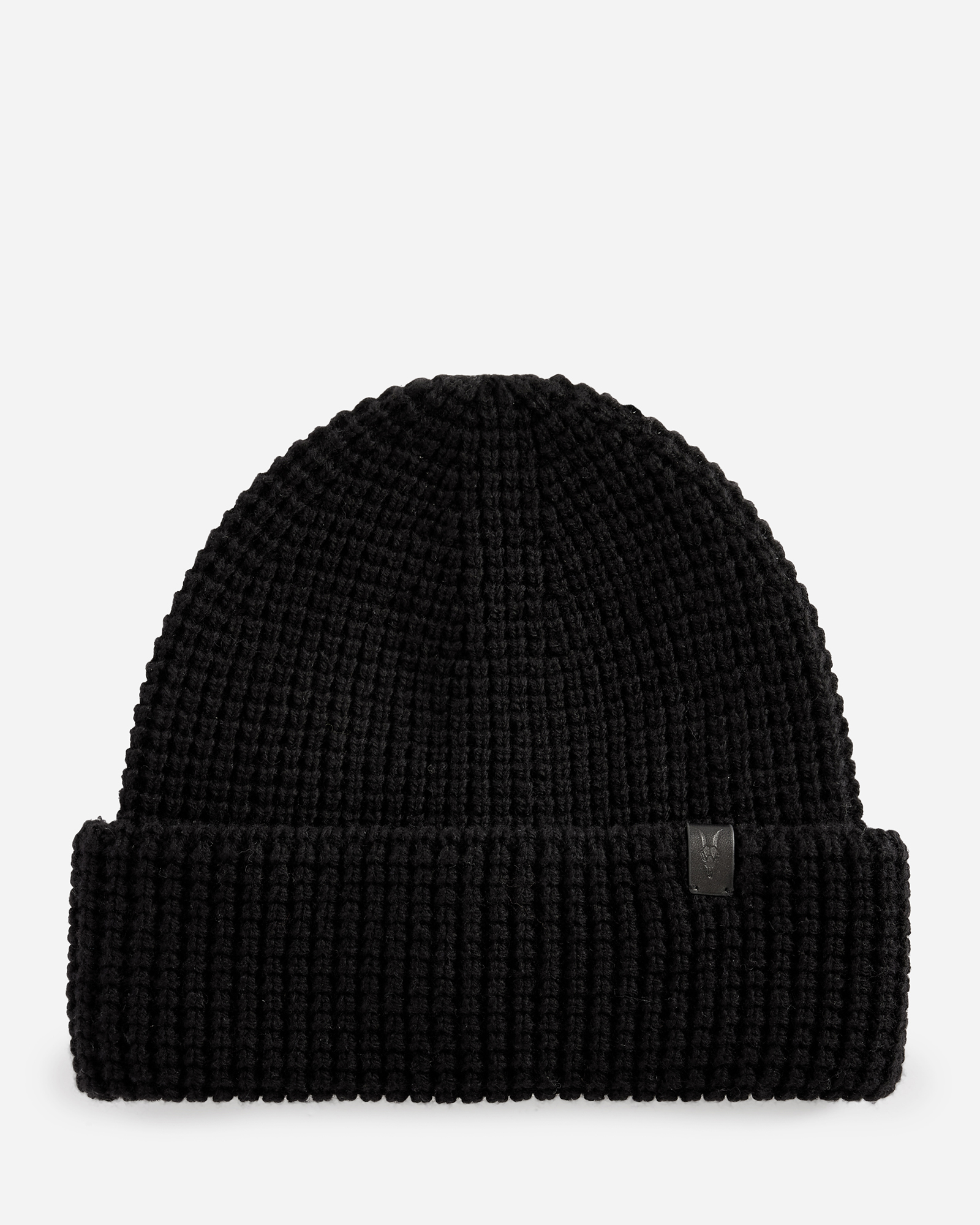 AllSaints state logo beanie in black