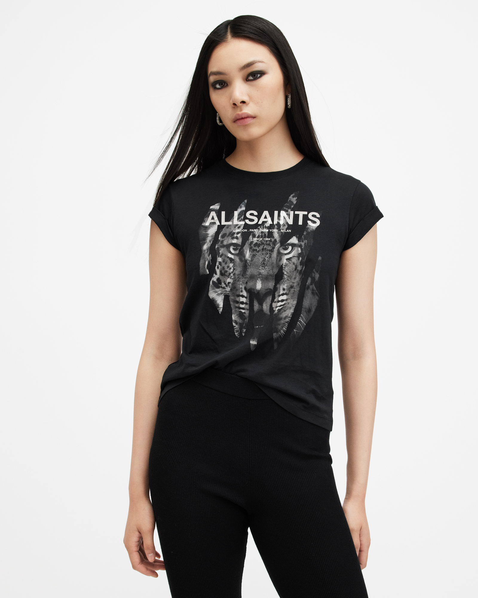 AllSaints store Ript Crew T-Shirt